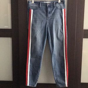 Celebrity Pink Jeans, tuxedo stripe